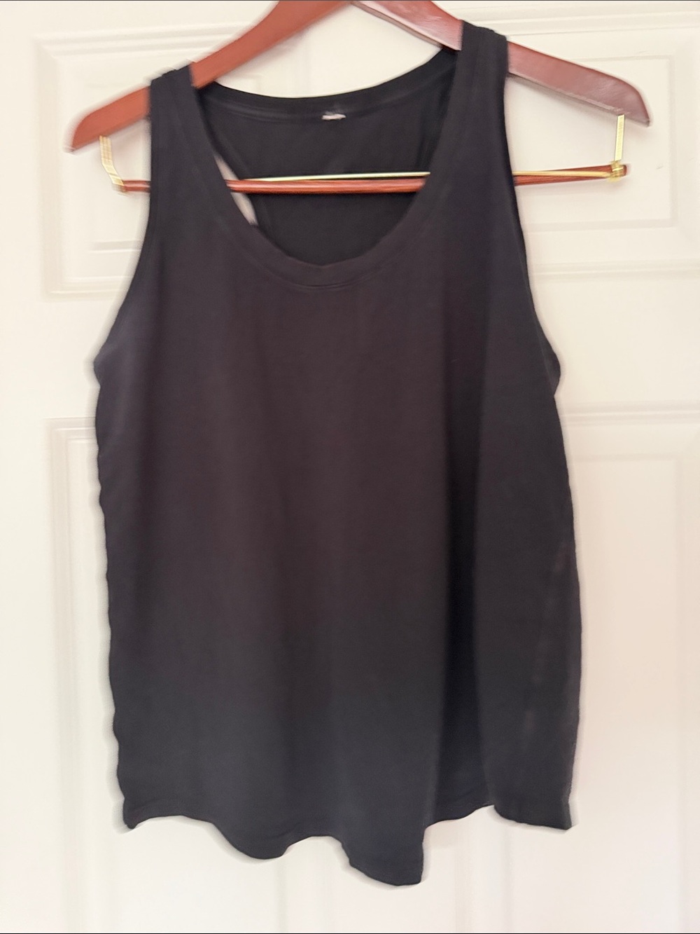 lululemon athletica Black Scoop Neck Tank